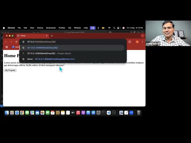 day6- How to Create Multi Page Website and  URL Parts- step by step explanation in live class.