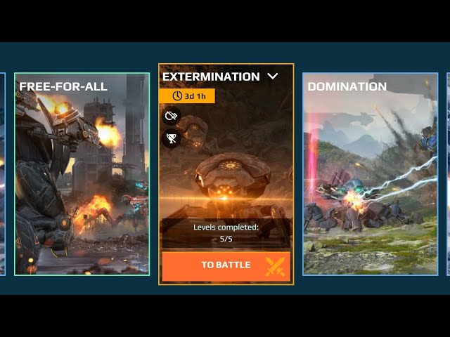 NEW EXTERMINATION MODE IS SICK! FIRST STAGES TUTORIAL! (War Robots)