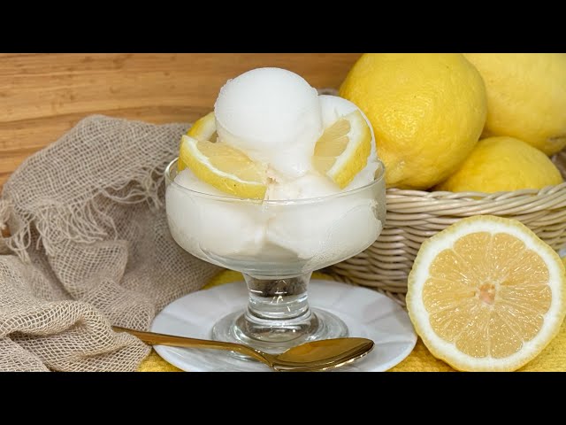 Gelato al Limone fatto in casa come in gelateria 