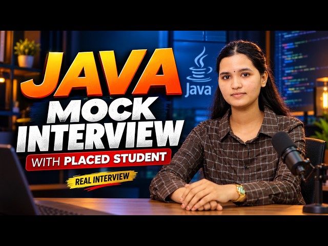 Mock Interview with Placed Student | Crack Your Java Interview🔥