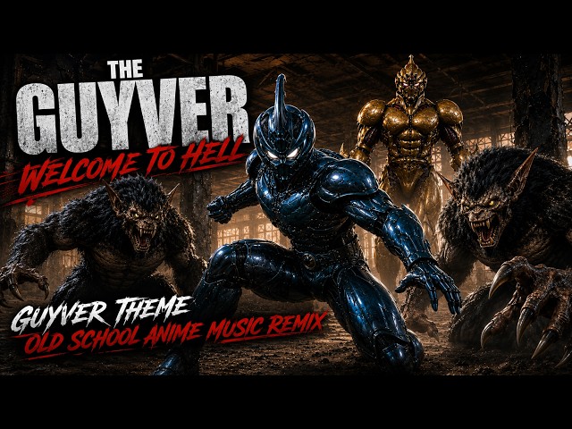 The Guyver | Welcome To Hell Guyver Theme | Old School Anime Music Remix  |  AI  Concept Art