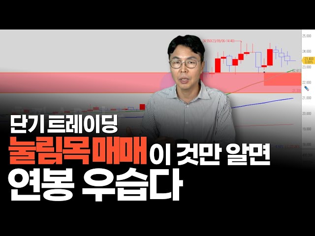 단기 트레이닝 눌림목 매매 이것만 알면 연봉 우습다!