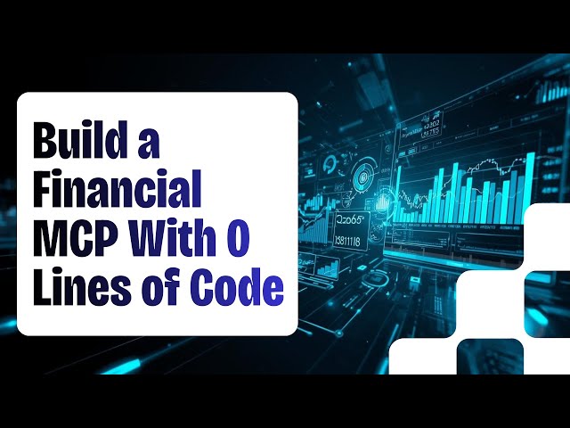 Build a free financial MCP server with 0 lines of code