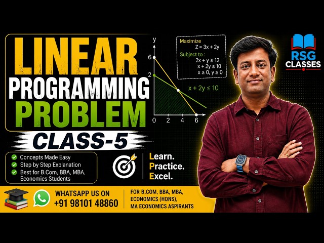 Linear Programming Problem Class 5 |Dashed line Method of Linear Programming Problem | Rahul Sir#lpp