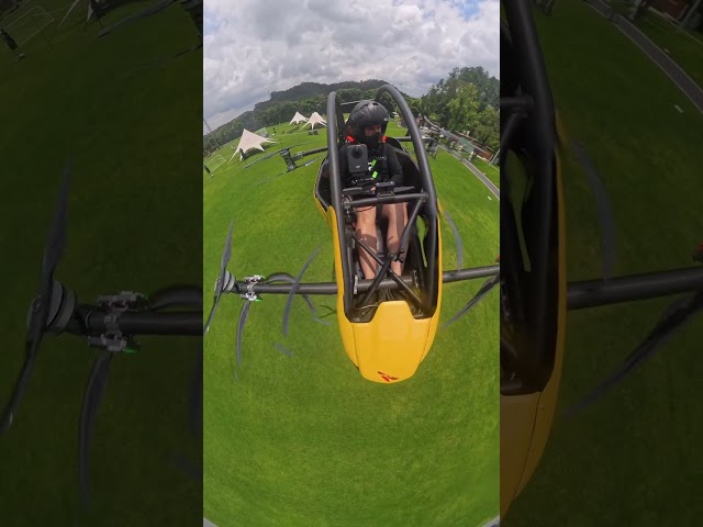 My first test flight in this ANTG eVTOL 