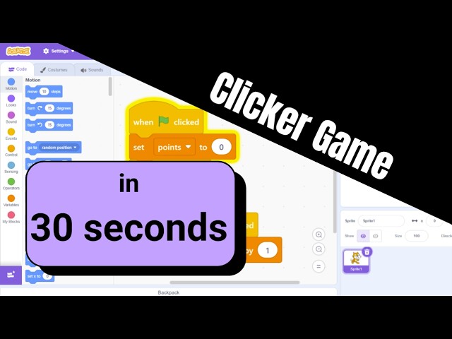 I Made A Scratch Game In 30 Seconds