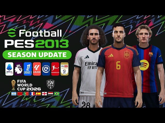 PES 2013 Patch 2026-27 | World Cup Edition