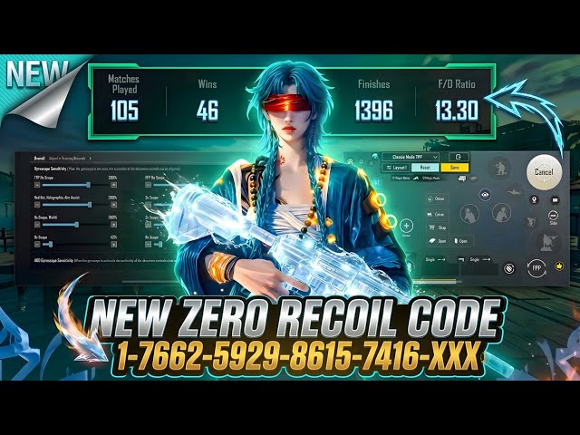 BGMI 4 Finger Controls & Best Gyro Sensitivity Code 