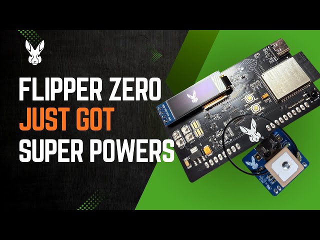 The Ultimate Flipper Zero Upgrade: Rabbit Labs Poltergeist and the Dr Where GPS Module!