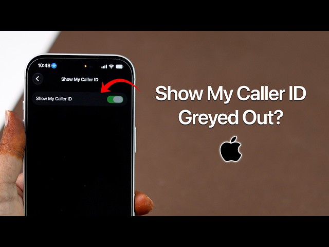 Fix - Show My Caller ID Setting Greyed out.