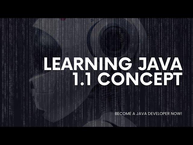 Free Java Course - Learning Java (1.1 Course Concept)