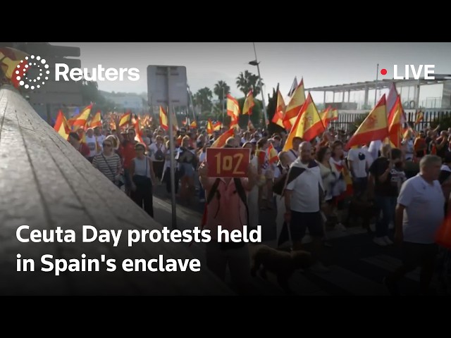 LIVE: Ceuta Day protests held in Spain's enclave