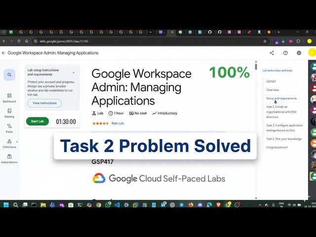 Google Workspace Admin: Managing Applications | GSP417