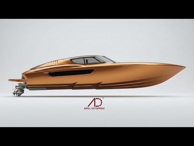 HyperRun 40 | 4K Yacht Design Walkthrough (Rhino + YachtSoft + Fusion 360)
