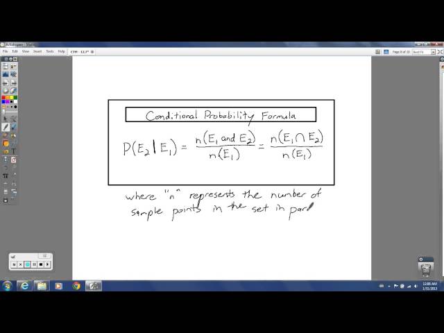CTM - 12.7 - Conditional Probability