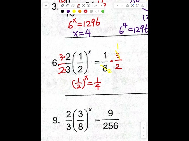Algebra 1, unit 6, part 8a