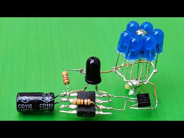 Super LED Chaser Effect | Amazing DIY LED Light Circuit