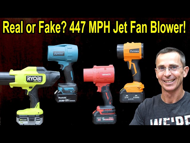 This Jet Fan Blower Is Just Ridiculous!
