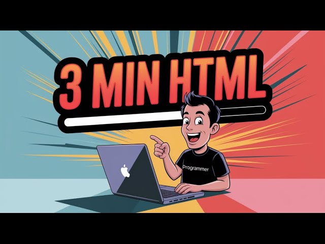 Learn HTML in Just 3 Minutes! (Fast & Easy)