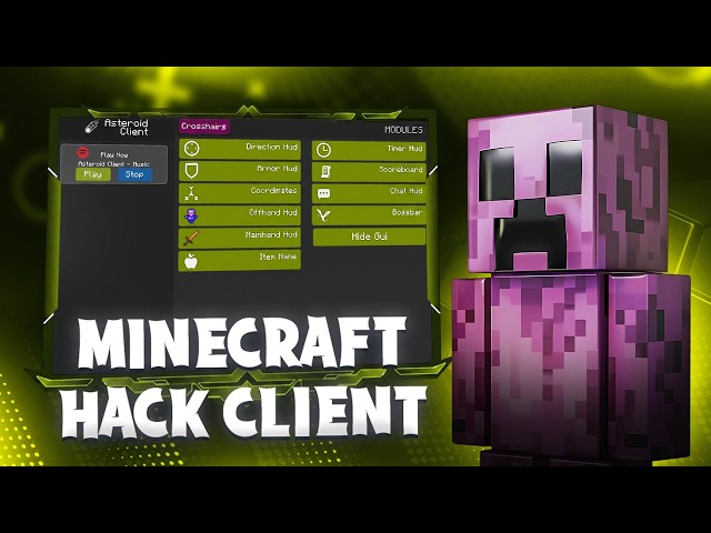 Minecraft Hacked Client 26.0 - 26.34+ for PC | Java & Bedrock Supported - All Version