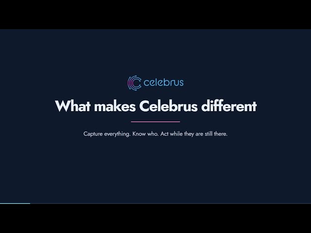 Product Introduction to Celebrus Real-Time Identity Customer Data Platform