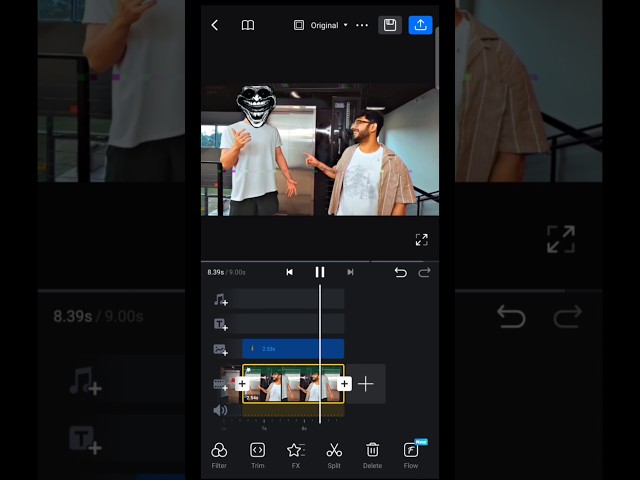 Troll Face Editing | Vn Video Editor #trollface #editing #tutorial #shorts