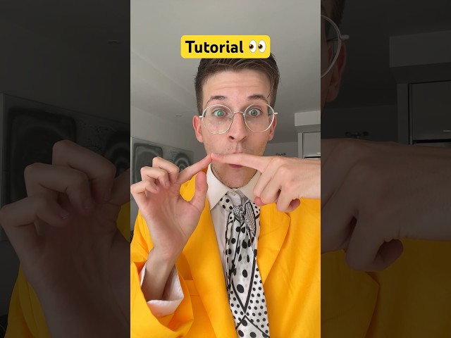 TUTORIAL eat finger #TREND 👀result?😂 #trend #magic #tutorial #backstage #creative#shorts