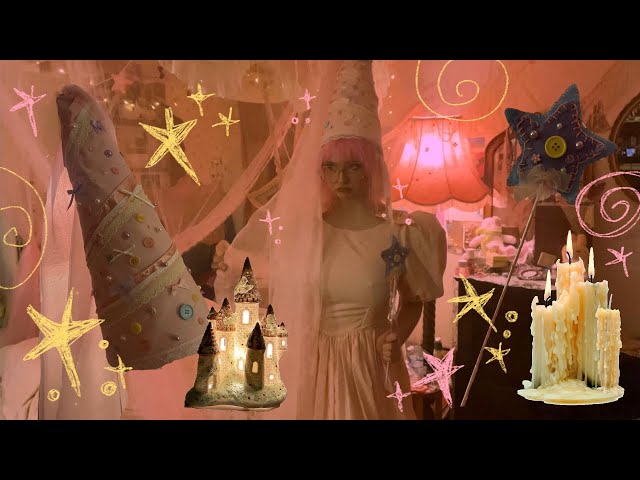 turning myself into a medieval fairy princess ★ DIY princess hat and wand ★