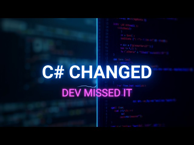 C# Has Changed. Most Developers Haven't Noticed