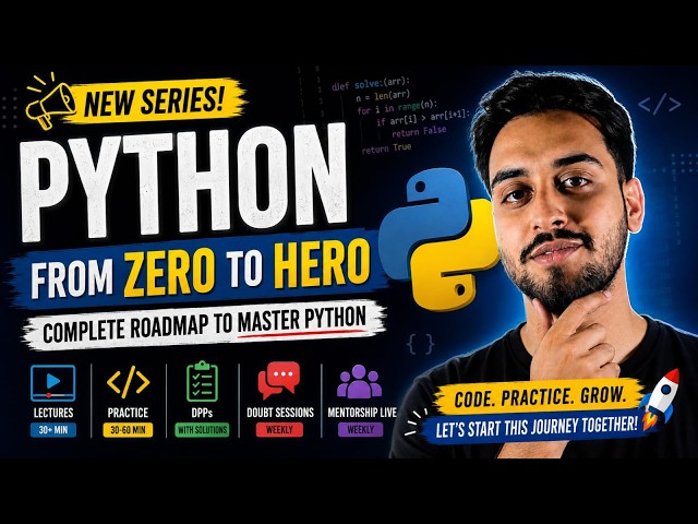 A NEW Way to Learn Python is Here! 🐍 | Series Announcement #python