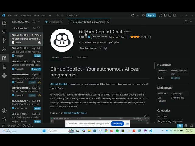 Disabling Copilot in Visual Studio Code