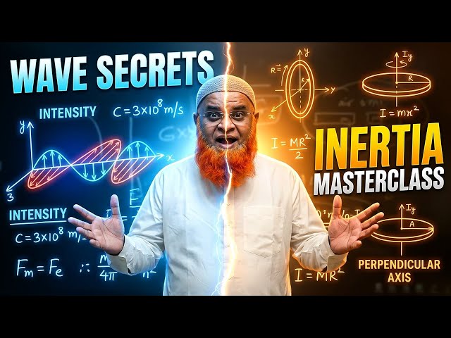 Electromagnetic waves vs Moment of Inertia | Critical formulas