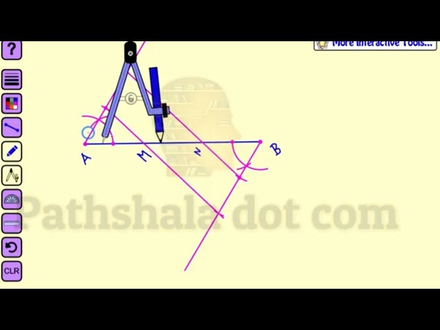 Simple rule to divide a line into three equal parts | Compass Construction Trick