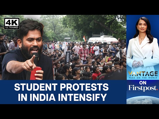NEET Protests: Indian Students Clash With Police, Agitation In Parliament | Vantage on Firstpost |4K