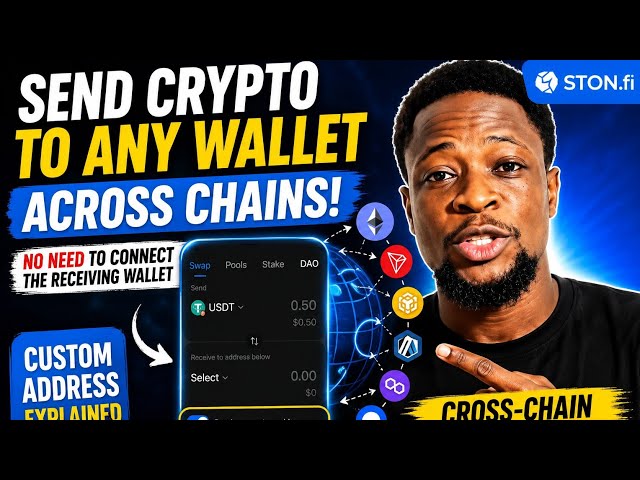 How to Send Crypto to ANY Wallet Across Chains with STON.fi 🔥 | Custom Address Explained