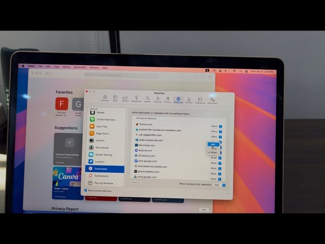 How to Stop Allowing Downloads from a Website in Safari on Mac