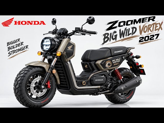 2026 Honda Zoomer Big Wild Vortex 2027 Review | New Honda Sport Scooter