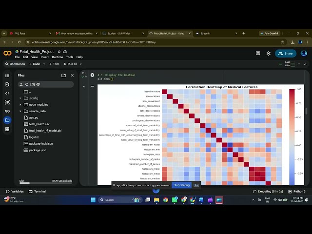 Fetal Health Classification using Machine Learning | Streamlit Web App DemoFetal Health