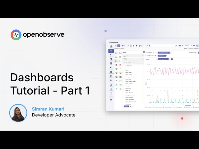 Building Dashboards with OpenObserve: A Comprehensive Tutorial