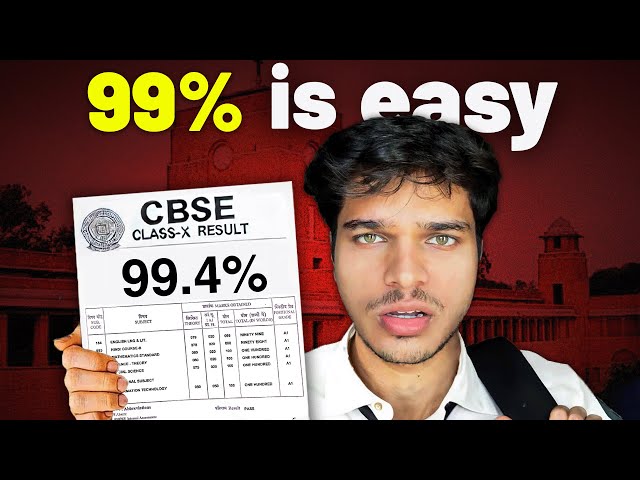 How I Scored 99.4% in Class 10th in Just 2.5 Months!