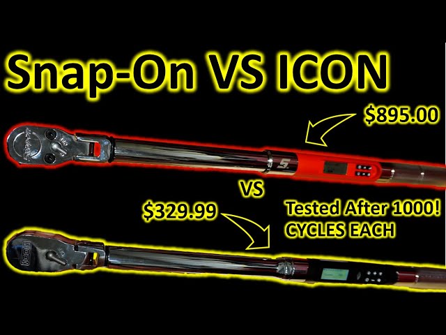 Llave dinamométrica digital Snap-On vs Harbor Freight Icon