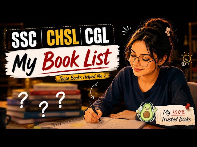 *My Booklist* l My SSC CGL/ChSL 2026 BOOKLIST 📚 l #study #ssccgl #2026 #study #viral #student#books 
