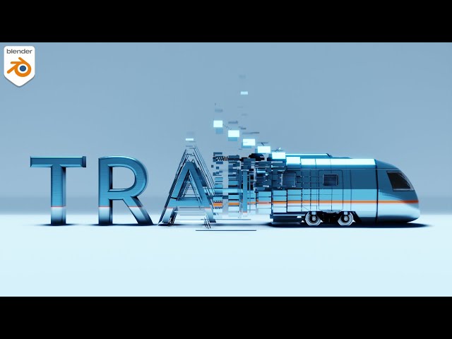 Text to Object Transition Effect - Blender VFX Tutorial