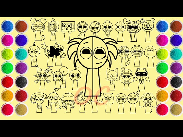 Drawing Sprunki OC All Characters - Incredibox Sprunki