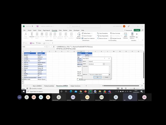 Microsoft Excel Office Hour 77: Take control in Excel with LAMBDA and helper functions