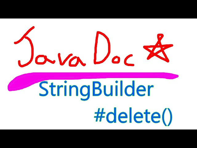 Java でのStringBuilderクラスにあるメソッドdeleteメソッドを実行してみました。文字列「0123456789」を部分削除しました。詳細は説明部にあります。字幕を追加しました。