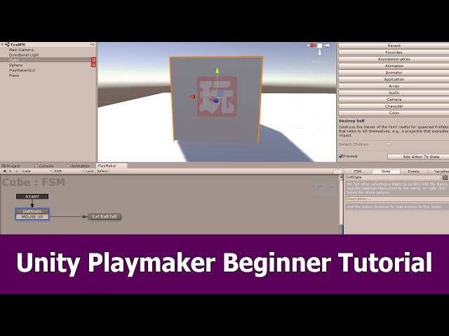 Unity Playmaker Tutorial for Beginners