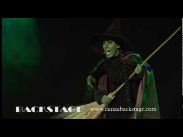 "Wicked" Desafiar la gravedad BACKSTAGE danza y comedia musical