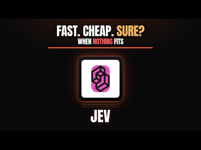 Jev Is Fast and Cheap—But Its Confidence Has a Blind Spot
