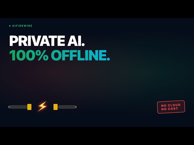 Build Your Own Private AI Assistant Running 100% Locally For Free